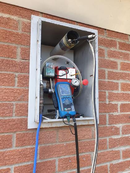 Oil boiler service